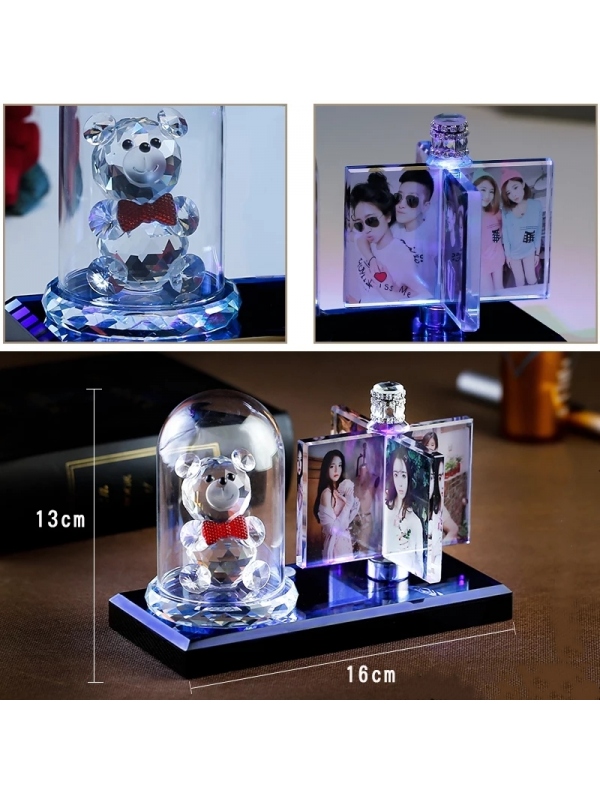 Custom photo LED Bear Lamp